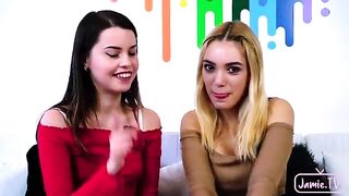The guy screwed two cute girls in an intense threesome