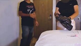I asked for a consoler online and the delivery guy took me home to fuck me hard