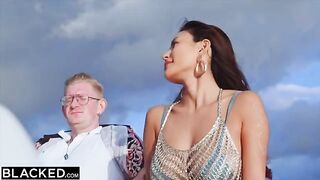 A gorgeous girl, Rae Lil Black, left her boyfriend for a passionate stranger