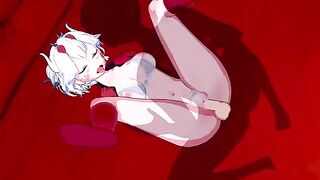 The helltaker continues his adventures in this Beelzebub Hentai version