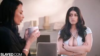 Anissa, a sassy teacher, gives her student Violet a lesson in intimacy