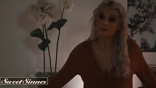 Hunky guy Quinton James makes his girlfriend Kenzie Taylor come