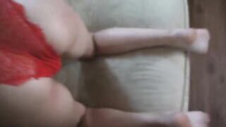 I love being spanked, it turns me on instantly. Watch!