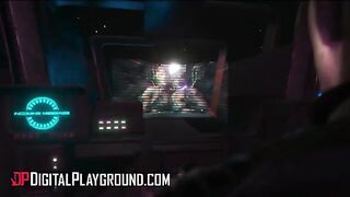 The captain's reward for his crew's hard work: a sensual threesome with Emily and Ruby