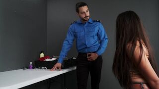 A TS agent found a naughty toy in my bag and took me to his office