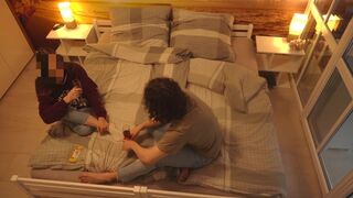 A couple has a hot encounter on the first date, getting intimate