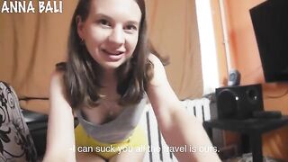 My stepbrother won a trip to Angola, and I got a prize too - his cock