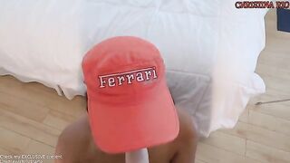 Racing girl gets her asshole railed hard, experiencing real orgasm