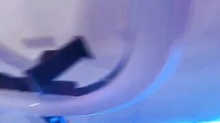 Hot woman washes dishes in underwear, gets fucked by stepson