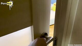 The stepson received a sexy gift from his young stepmom. It was a pleasant surprise