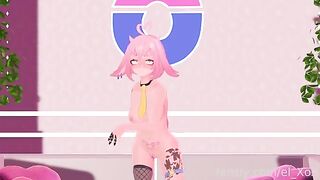 First-time anal for a VTuber in this hot scene