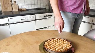 Stepmom and Tantaly's Rosie have a threesome in the kitchen, fulfilling a fantasy