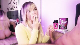 You have two options: to suck dick or to smoke a cigarette