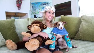 French guy fucked juicy PAWG Zoey Monroe in her ass