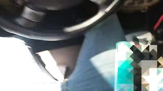 My nosy neighbor caught me jerking off in my car and threatened to report me to the housing authority