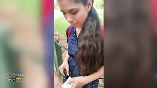 Indian College Girl agreed to have sex for money in a hotel room with hunter Asia