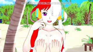 Uta and Yamato join Luffy’s crew in a hot hentai compilation