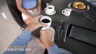 Skinny foot fetish nanny Candee Licious seduces with her juicy pussy