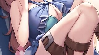 Raphtalia helps out with the morning erection problem