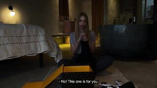 Unboxing with hot babe Californiababe, a true Russian beauty known for her daring and rough encounters