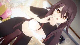 Hentai Genshin Impact with Hu Tao in casual outfit fucking hard