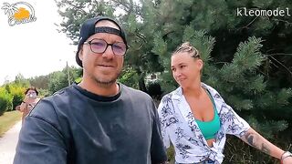 Two real couples are fucking in public, an intense and raw display!