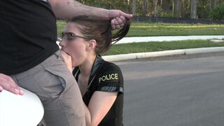A female cop fucks me hard in this hot roleplay scene