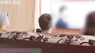 A babe got fucked on the couch by a stranger