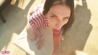 This girl really wants to get a creampie, no matter the cost