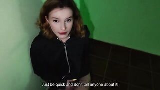 We fucked in the entrance as my parents were at home