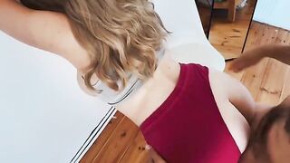 He grabbed my pants and we had amazing sex. Cum on tits!