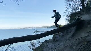 A walk with my Chihuahua around Gdynia Orłowo - hardcore sex