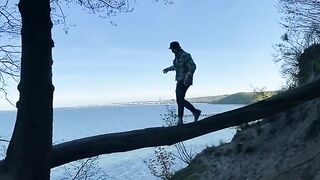 A walk with my Chihuahua around Gdynia Orłowo - hardcore sex