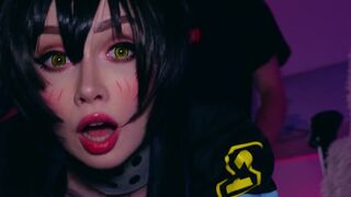 Cosplay girl Tamaki fucked hard by a guy she’s been trying to attract - CUT