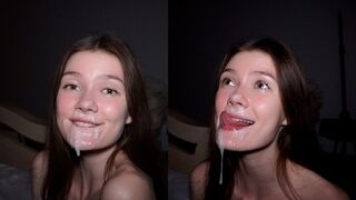 Gorgeous amateur girl with a small boobs loves to be choked - MIRARI
