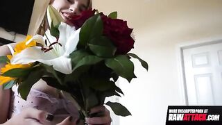 A super hot beauty, Octavia Red, enjoys a huge cock with passion