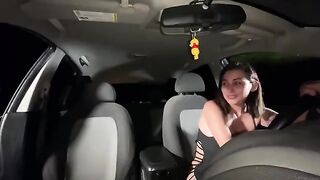 My girlfriend and I discussed my boyfriend in the car, and my friend came to console me and we had sex
