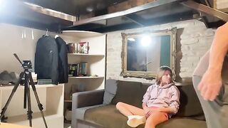 The girl was fucked by her boyfriend at home in a passionate scene