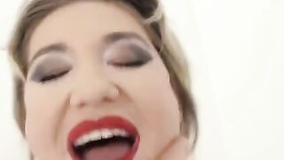 Blonde Nympho Nikky Dikky gets her asshole gapped hard till she’s screaming with pleasure