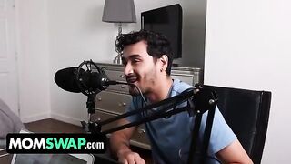 Mellanie Monroe and Ms. Visual get their Latin stepsons’ cock hard in a steamy swap
