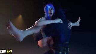 Furry Cat Girl gets her pussy filled with cum