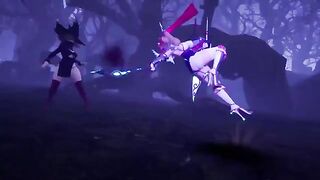 Under The Witch Alpha - Hero Alice Introduction (Femdom Foot Worship Animation)