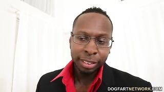 Payton Preslee's wedding turns rough with an interracial threesome, showcasing her busty charm and love for rough sex