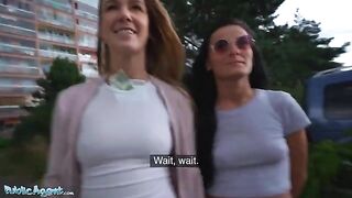 Public Agent: Young woman calls the agent to her place, where they engage in intimate action