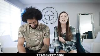Girl is crazy about her boyfriend, lets him fuck her in all positions