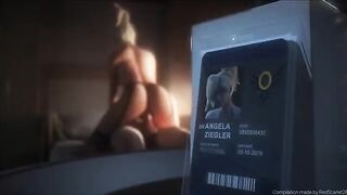 Overwatch Mercy animations with a hot compilation of her best scenes