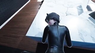 Catwoman Pov is about to get fucked in the office