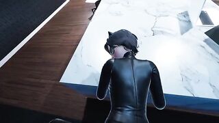 Catwoman Pov is about to get fucked in the office