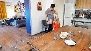 Cheating wife fucks with her boyfriend in front of her husband