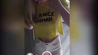 An exchange student meets a cute girl and gets fucked in POV